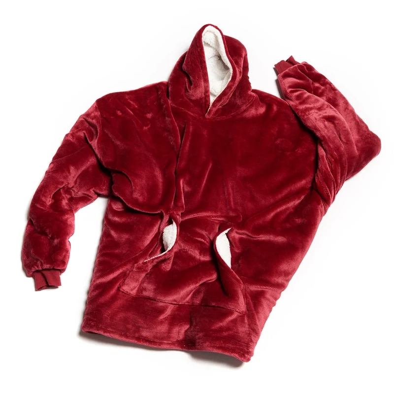 Ekstra Stor Hygge Hoodie med Lomme og Hætte