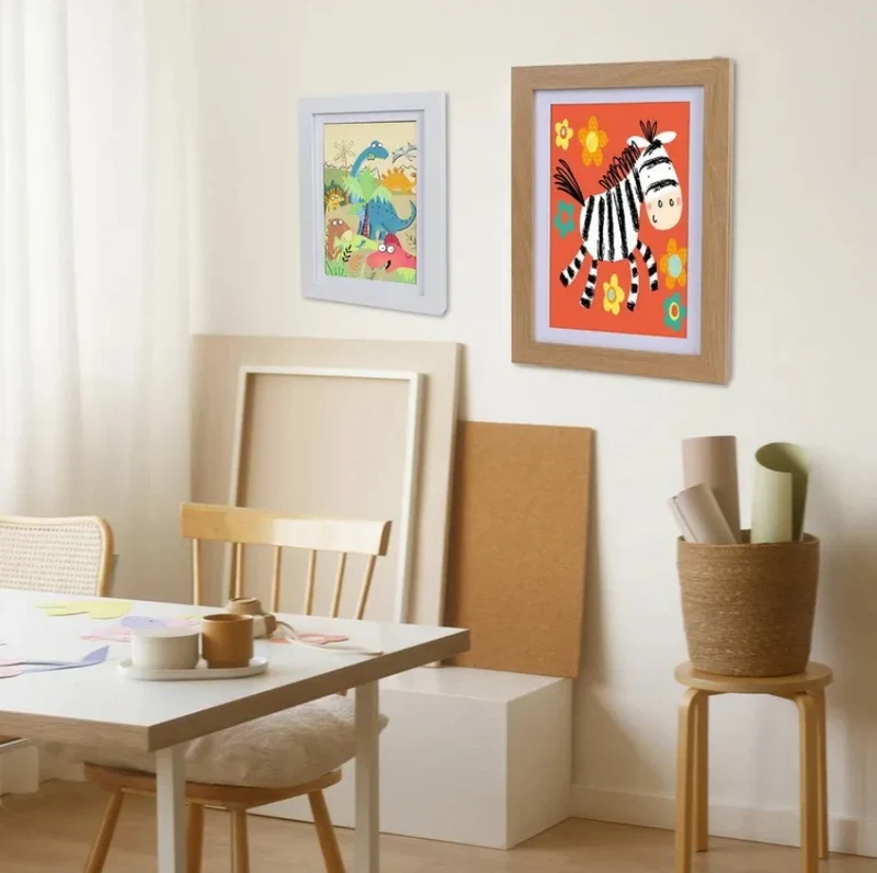 Børnekunst Galleri Ramme – Opbevar Op Til 150 Mesterværker