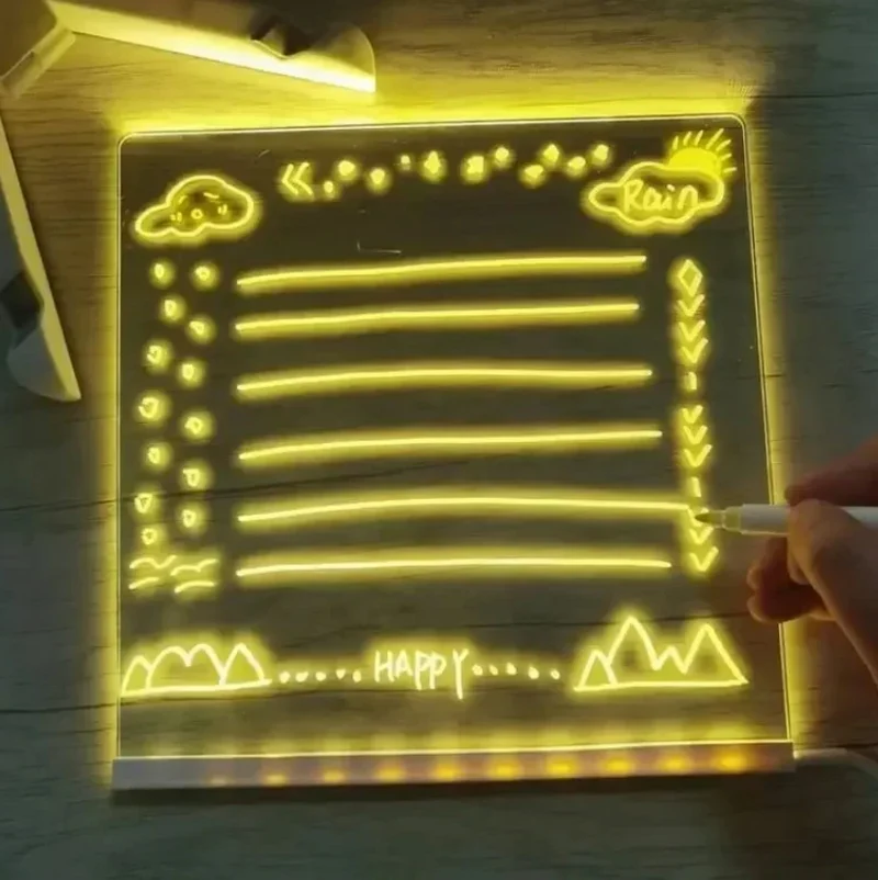 LED Tegnebræt til Børn – Kreativitet der Lyser op