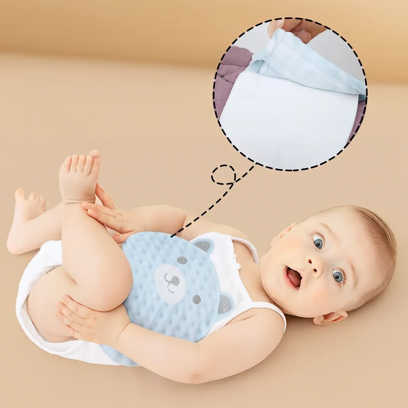 Naturlig Varmepude til Baby – Lindrer Maveubehag
