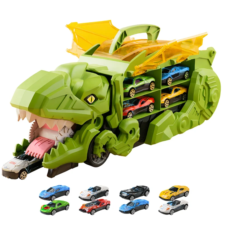 Biltransportør med Dinosaur Design – Sjov og Læring i Ét