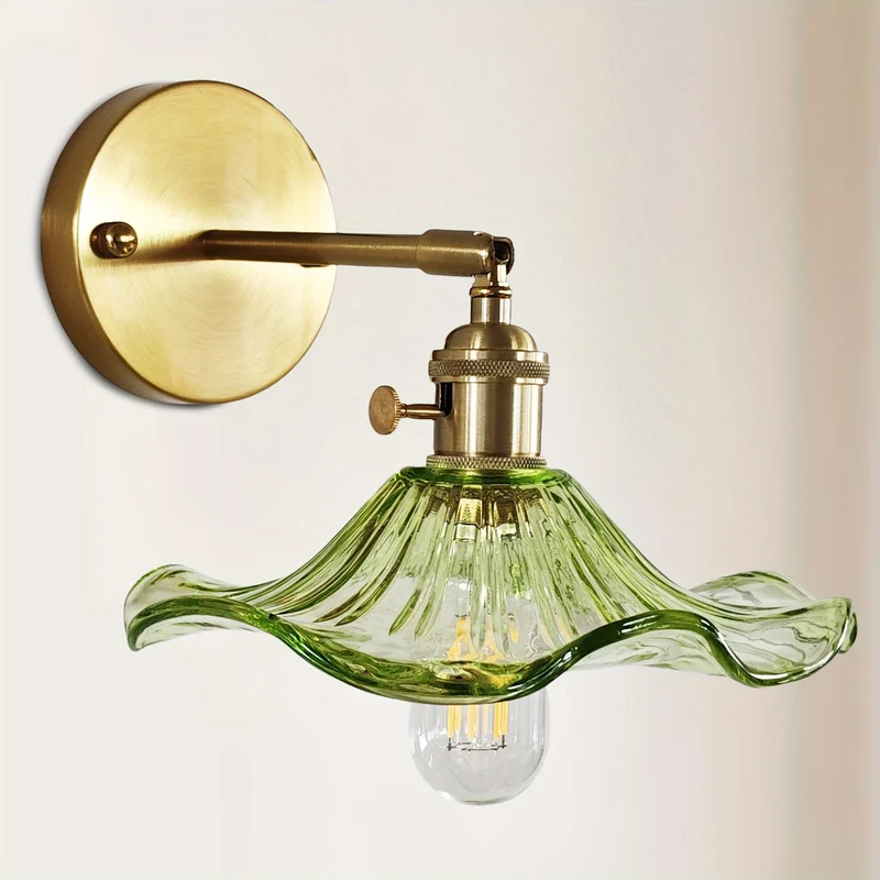 Elegant Glas Væglampe – Tidløs Belysning til Moderne Hjem