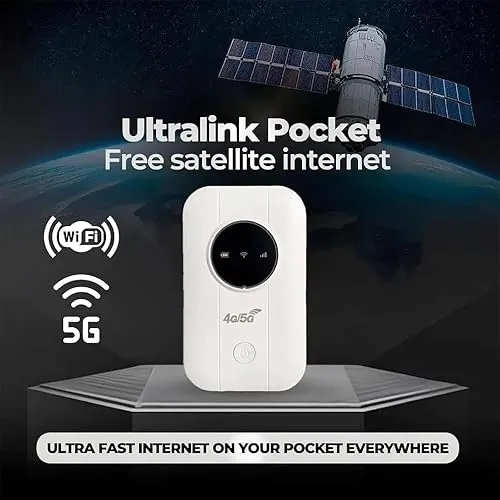 Kompakt 4G/5G Mobil Router med Wi-Fi Hotspot Funktion
