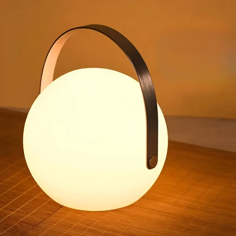Bærbar LED Bordlampe med Justerbar Lys og Vandtæt Design