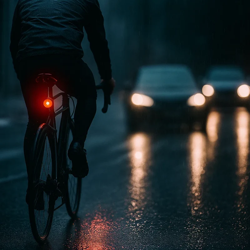 Smart Cykellygte med Automatisk Bremsefunktion og 360° Lys