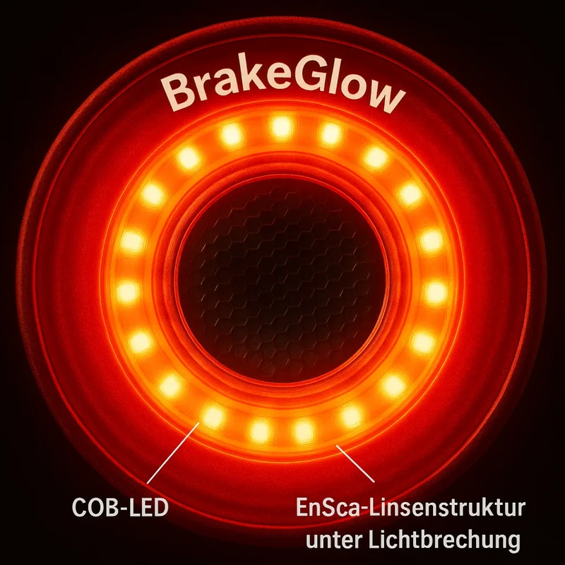 Smart Cykellygte med Automatisk Bremsefunktion og 360° Lys