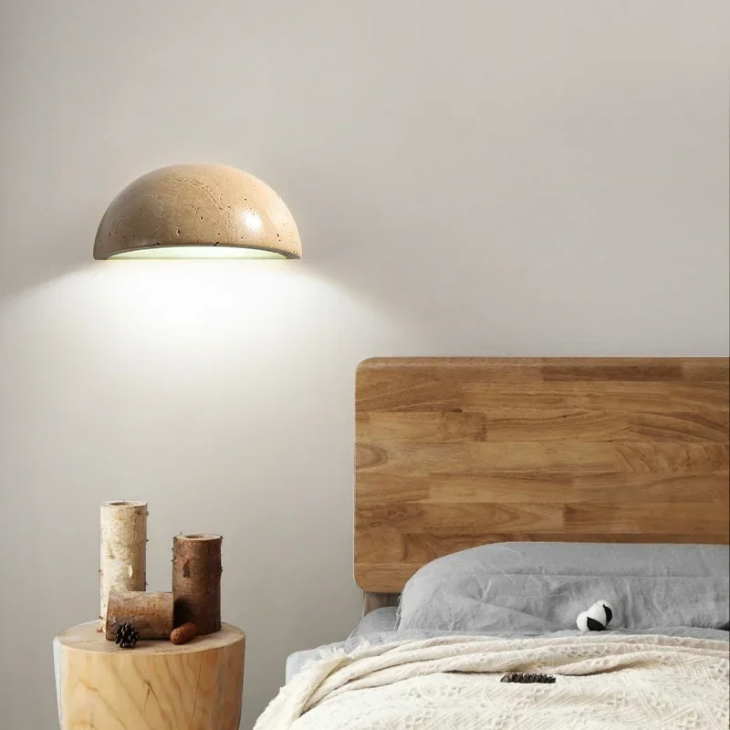 Elegant Væglampe i Stenlook | Energi-effektiv LED Belysning