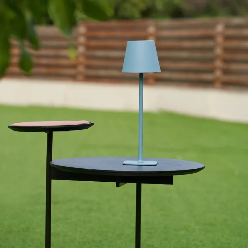 Høj Genopladelig Bordlampe | Trådløs belysning til inde og ude