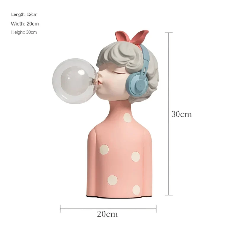 BubbleFairies Bordlampe – Eventyrlig Belysning med Tegneseriefigurer