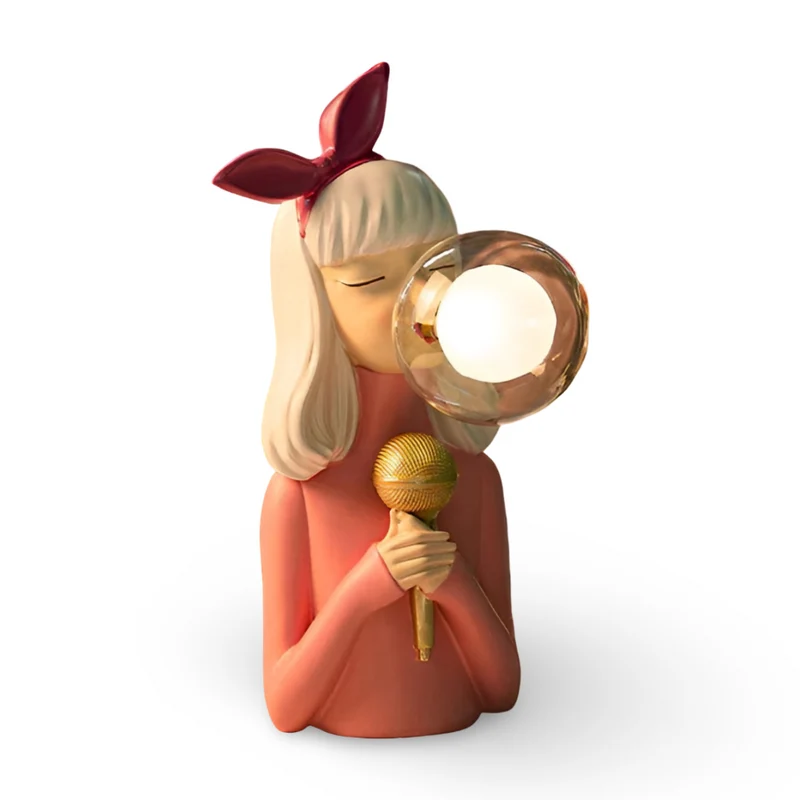 BubbleFairies Bordlampe – Eventyrlig Belysning med Tegneseriefigurer