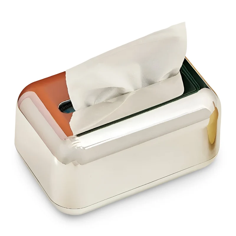 Guldspejl Tissue Holder – Luksuriøs Opbevaring til Dit Hjem