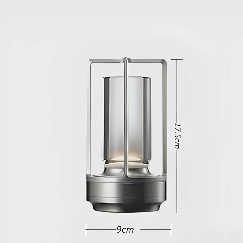 Stilfuld Vandtæt LED Bordlampe med Lang Batteritid