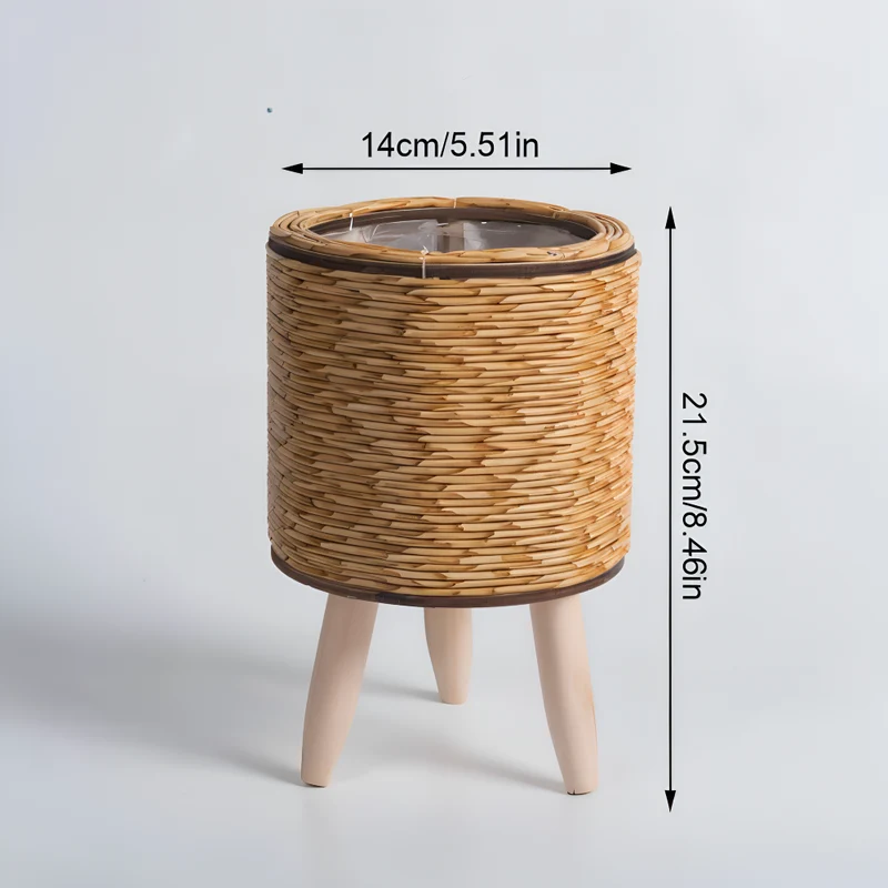 Håndvævet Plantekrukke i Rustikt Design | Holdbar og Elegant