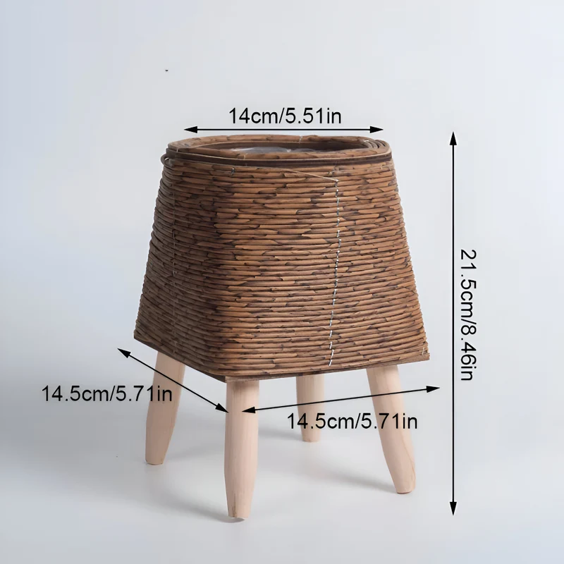 Håndvævet Plantekrukke i Rustikt Design | Holdbar og Elegant