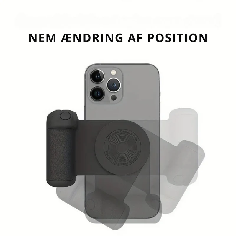 Skridsikkert Mobilgreb med 360° Rotation for Perfekte Optagelser