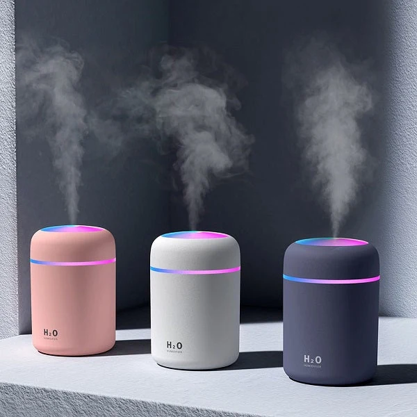 Aroma Luftfugter med LED Lys – Beroligende og Effektiv