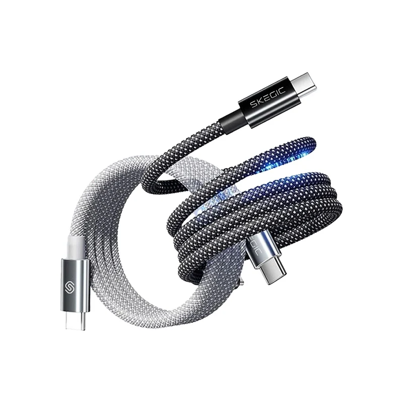 Magnetisk Opladerkabel 1m – Hurtigopladning og Nem Tilslutning