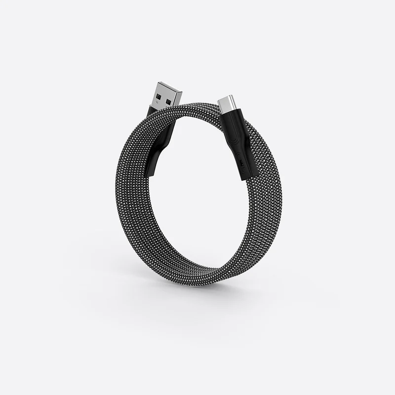 Magnetisk Opladerkabel 1m – Hurtigopladning og Nem Tilslutning