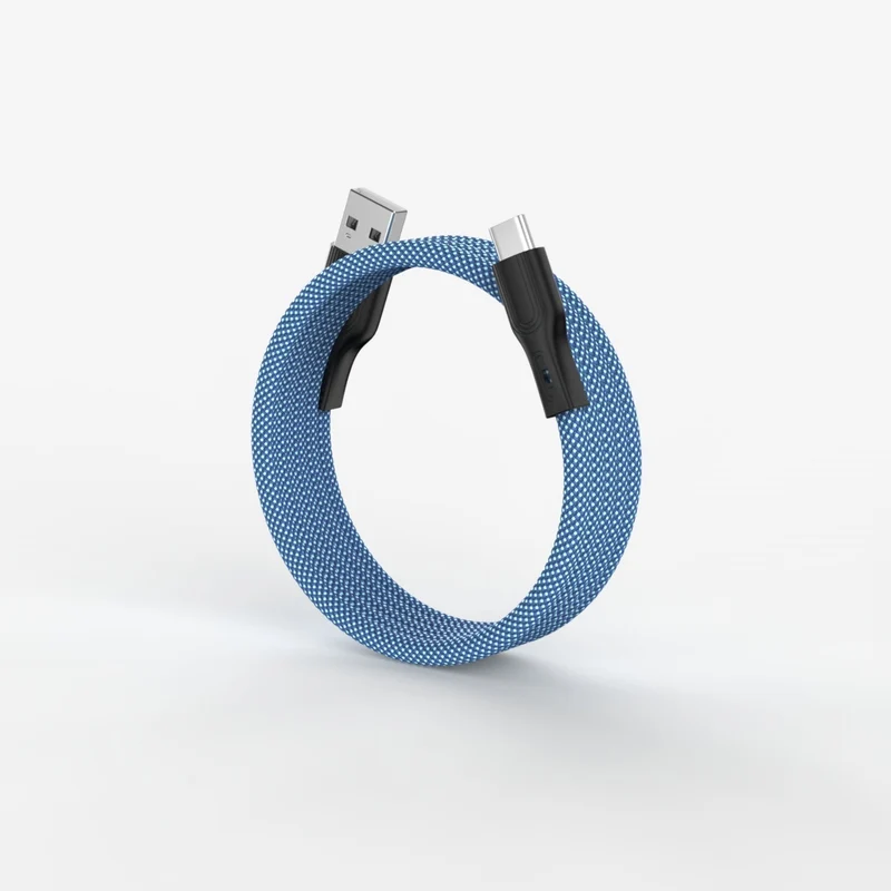 Magnetisk Opladerkabel 1m – Hurtigopladning og Nem Tilslutning