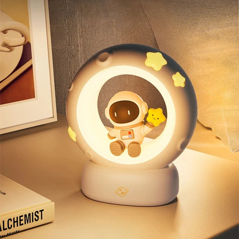 Børnevenlig Natlampe i Silikone – Blid LED & USB Opladning