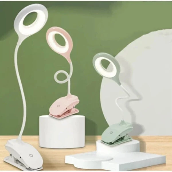 Fleksibel LED Læselampe med USB-Opladning og Lysstyrkejustering