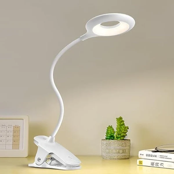 Fleksibel LED Læselampe med USB-Opladning og Lysstyrkejustering