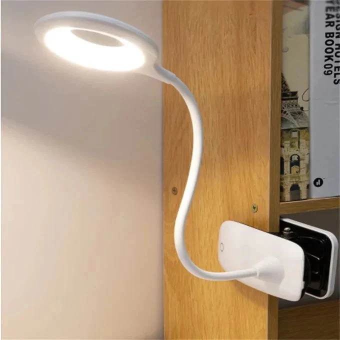 Fleksibel LED Læselampe med USB-Opladning og Lysstyrkejustering