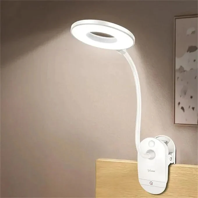 Fleksibel LED Læselampe med USB-Opladning og Lysstyrkejustering