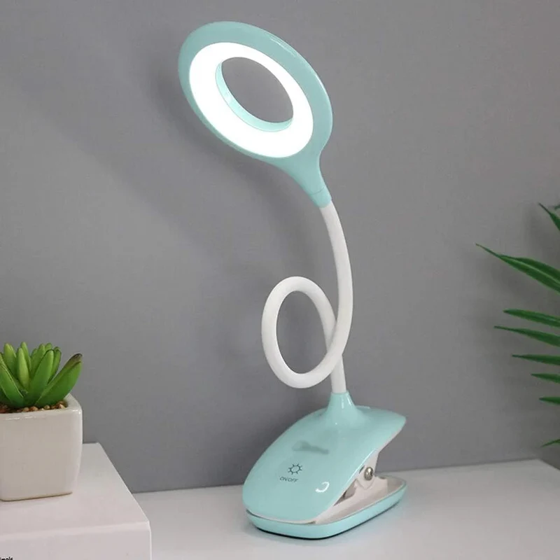 Fleksibel LED Læselampe med USB-Opladning og Lysstyrkejustering