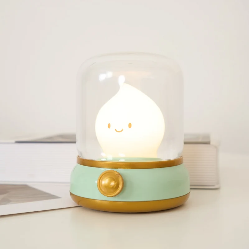 LED Natlampe med Justerbar Lysstyrke og Vintage Design