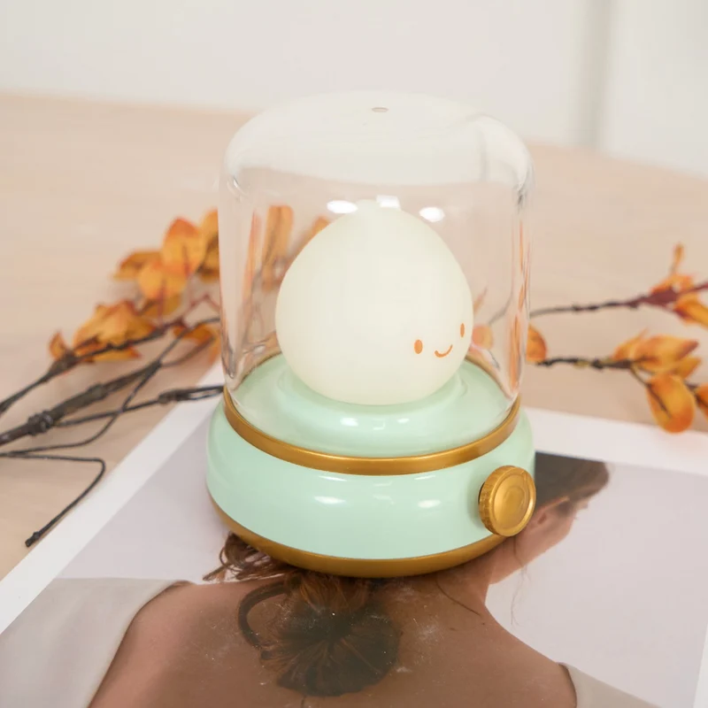 LED Natlampe med Justerbar Lysstyrke og Vintage Design