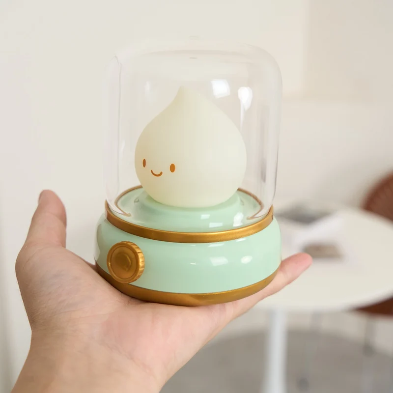 LED Natlampe med Justerbar Lysstyrke og Vintage Design