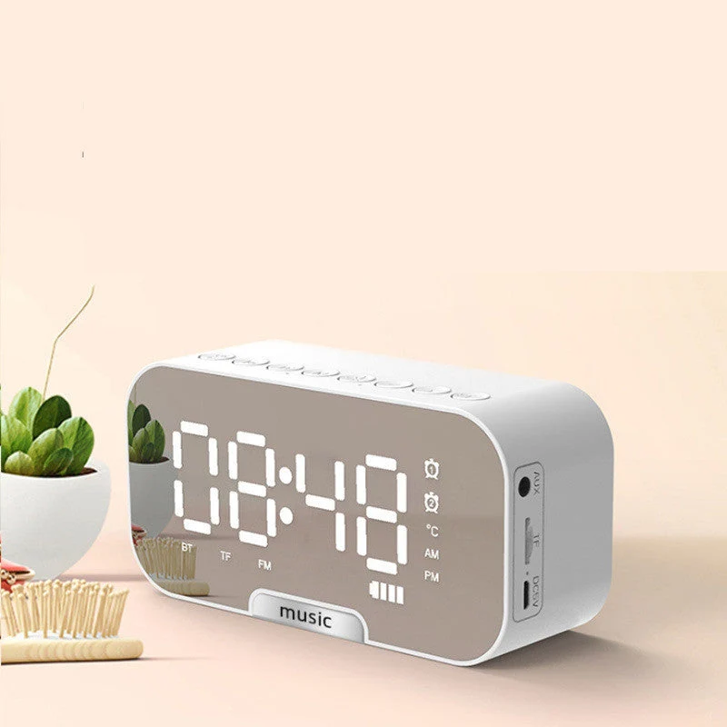 Digital Vækkeur med Reflekterende Display og Bluetooth