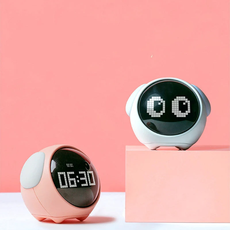 Digital vækkeur med lys og LED-display til soveværelset