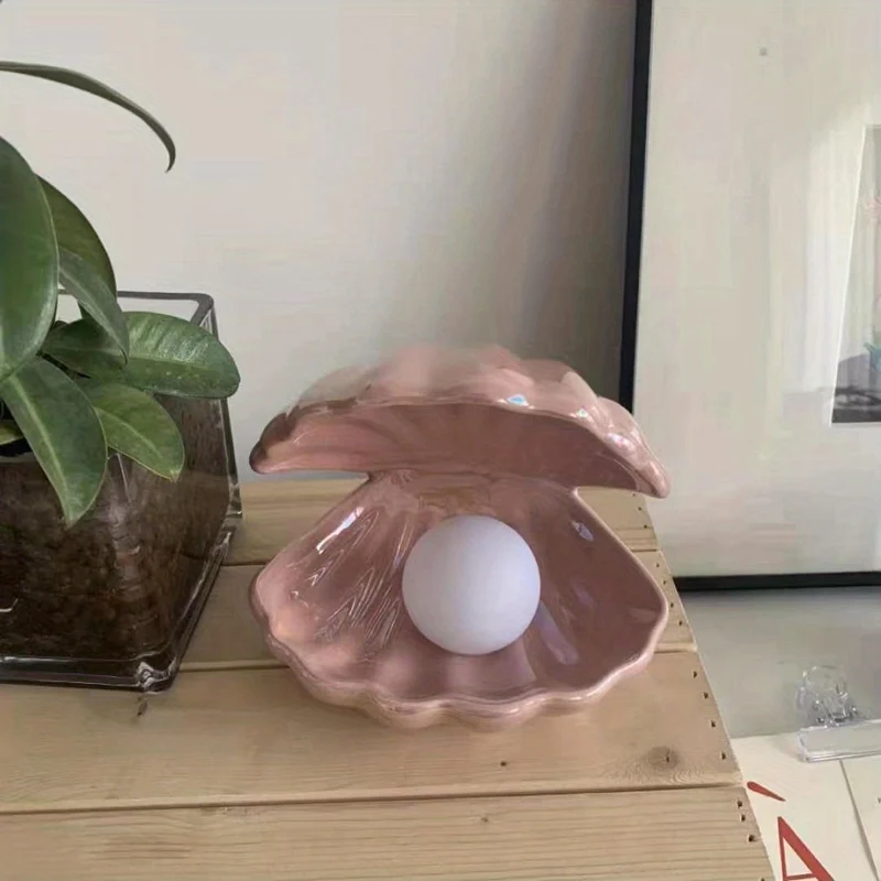 Stilfuld Keramisk Natlampe med Blødt Lys til Soveværelset