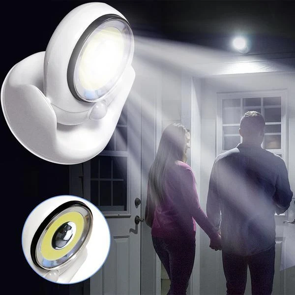 Energibesparende LED Udendørslampe med Bevægelsessensor