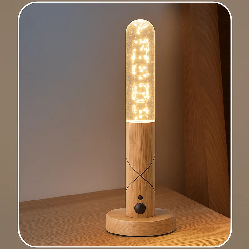 Alsidig LED Bordlampe med Magnetisk Base og Bevægelsessensor