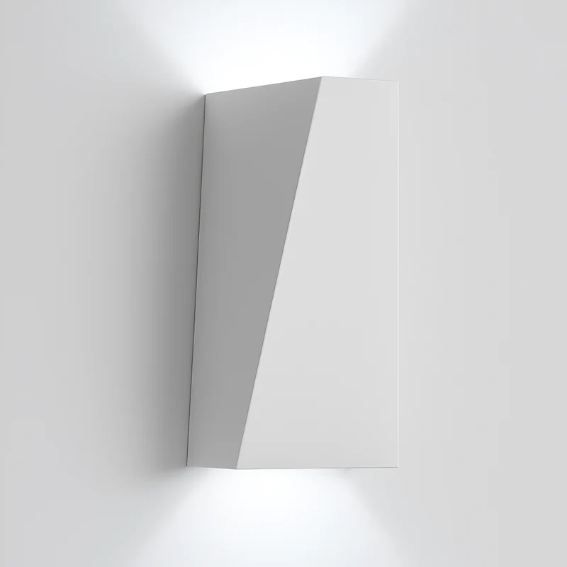Elegant LED Væglampe - Minimalistisk Design med Op- og Nedlys
