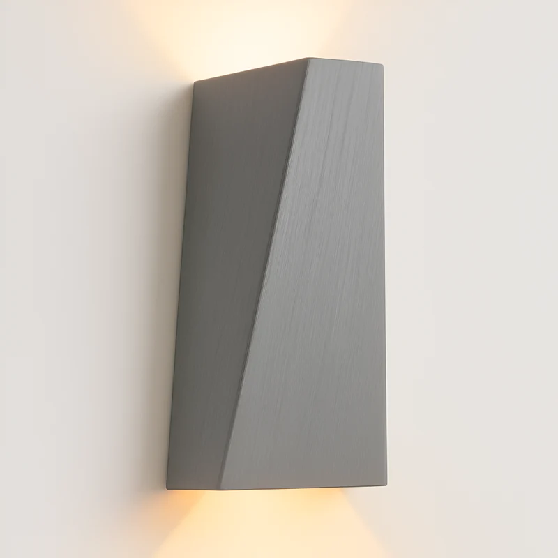Elegant LED Væglampe - Minimalistisk Design med Op- og Nedlys