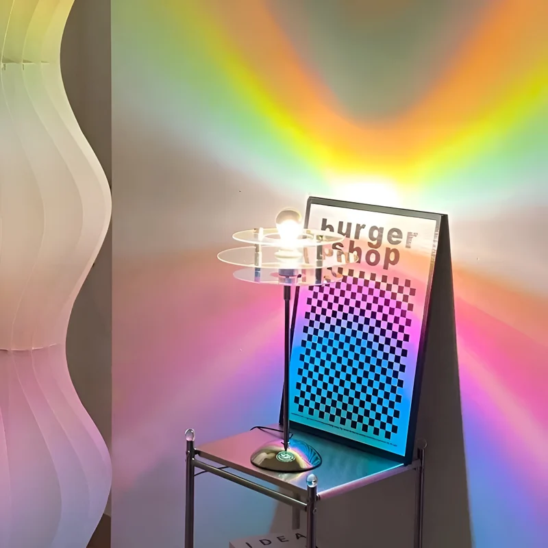 Retro LED Bordlampe med USB – Skaber Hygge i Hjemmet