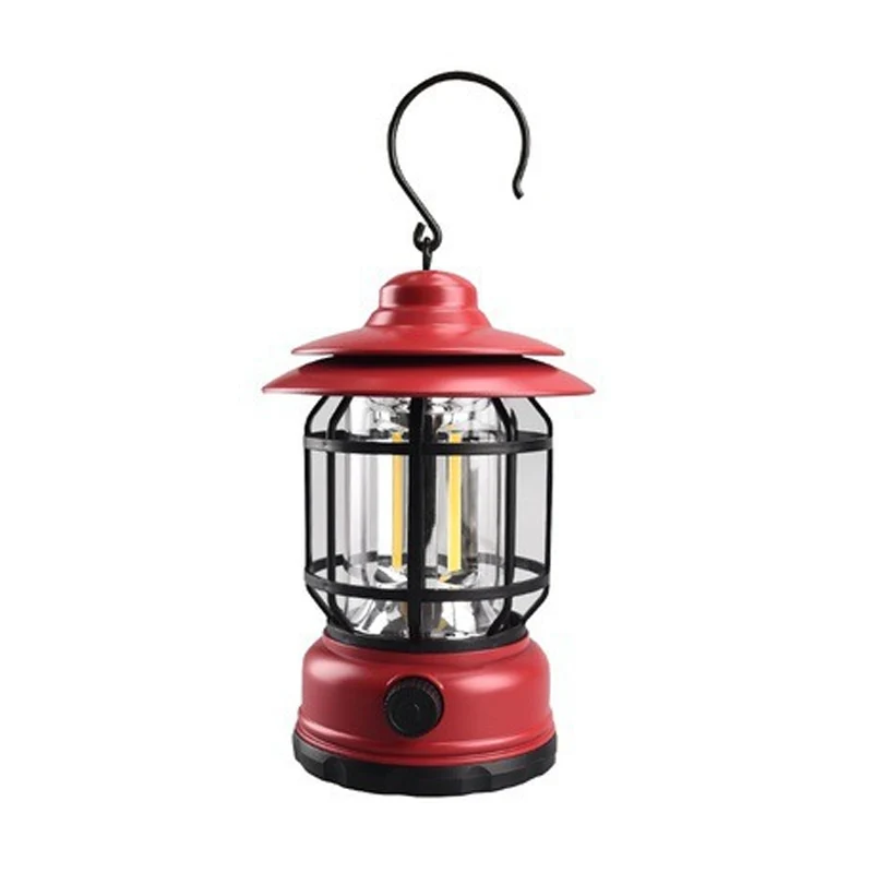 Retro Campinglampe med 360° LED og Magnetisk Montering