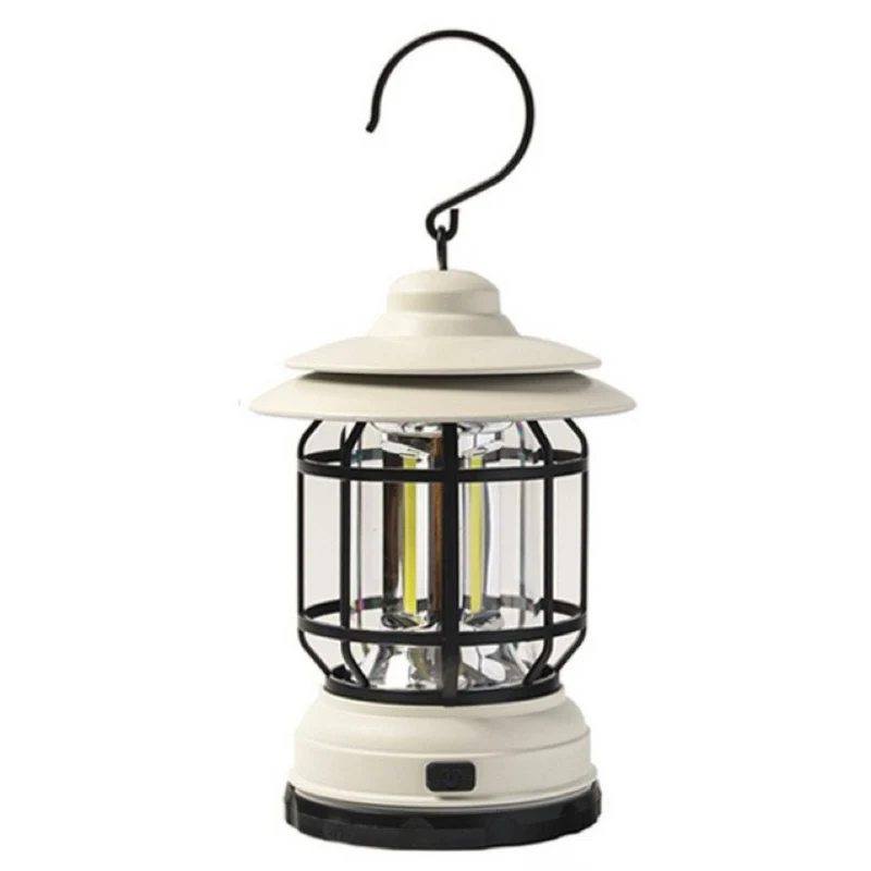 Retro Campinglampe med 360° LED og Magnetisk Montering