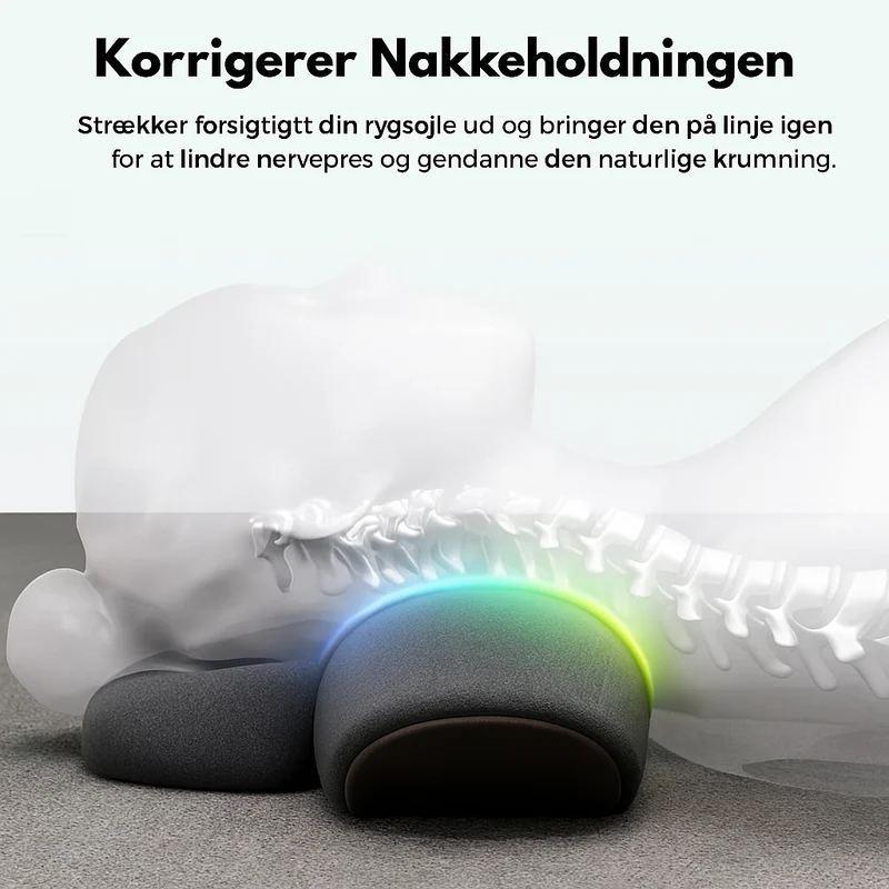 3-i-1 Nakkemassager med Varme og Vibrationsfunktion