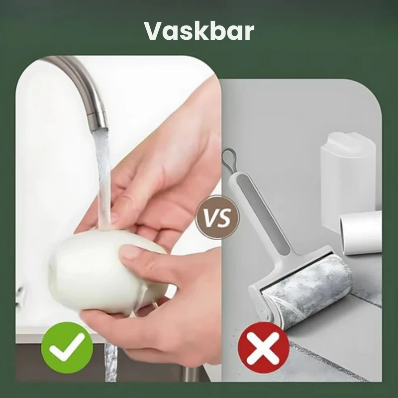 Genanvendelig Fnugrulle – Effektiv Pels- og Støvfjerner