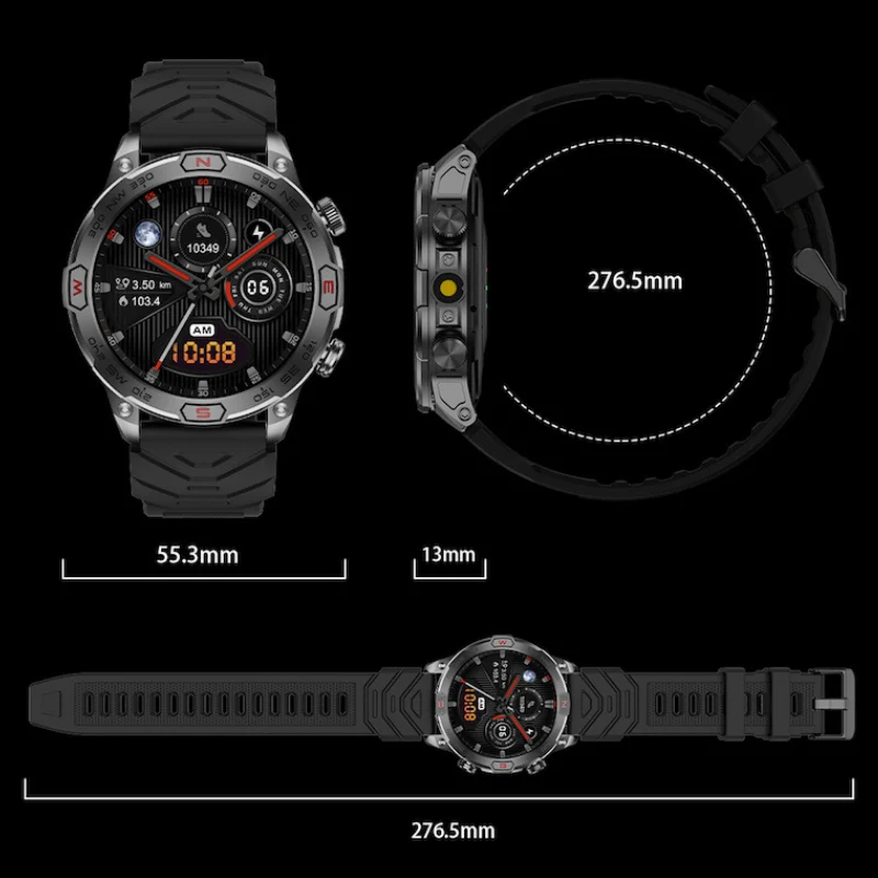 Smartwatch med GPS og Sundhedsovervågning – Din Eventyrpartner
