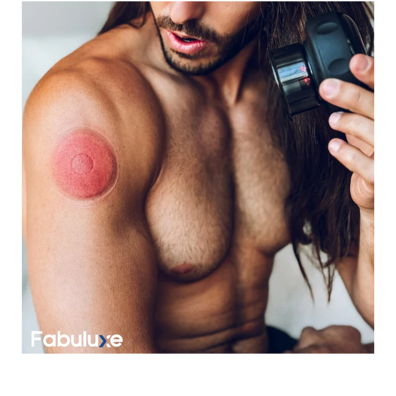 Bærbar Cupping Massager med Varmeterapi og Rødt Lys