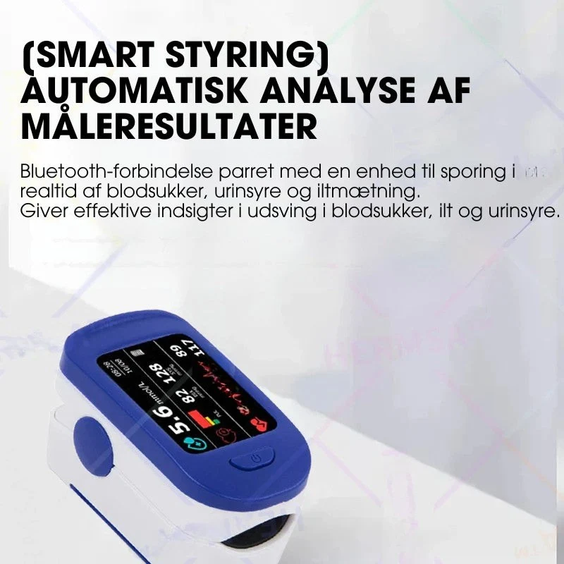 Præcist og Bærbart Pulsoximeter til Sundhedsovervågning