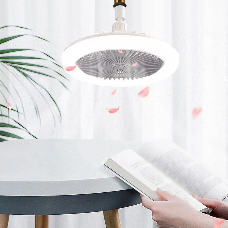 Aromaterapi LED Ventilatorlampe – Justerbart Lys & 3 Hastigheder
