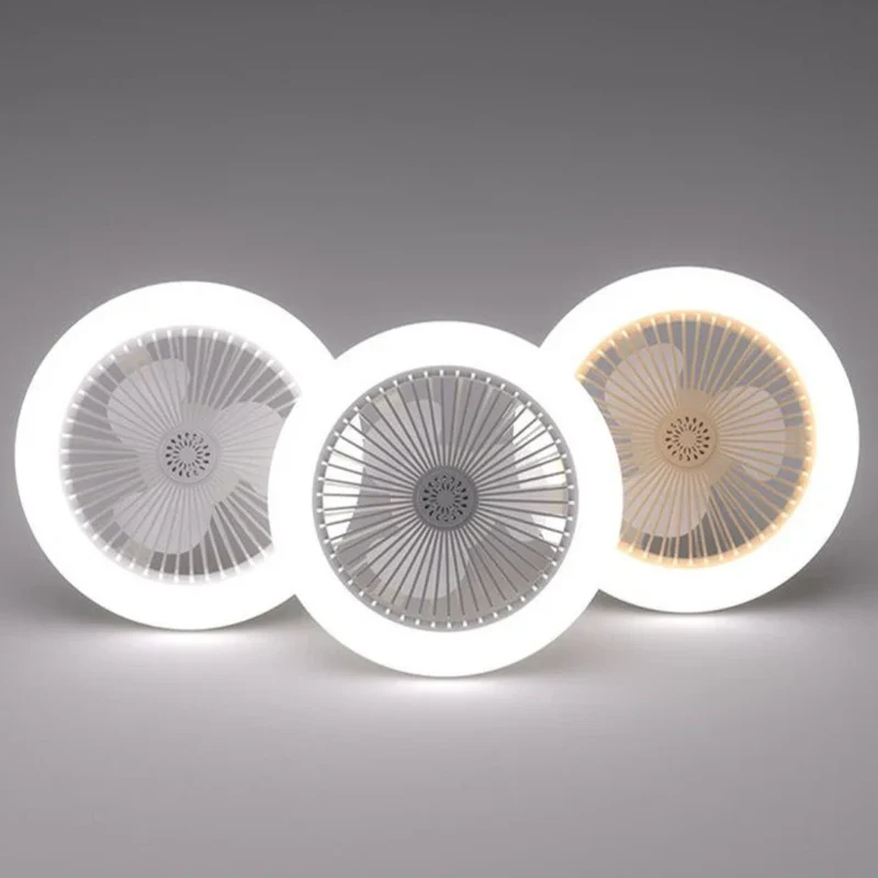 Aromaterapi LED Ventilatorlampe – Justerbart Lys & 3 Hastigheder