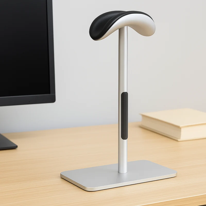 Elegant Hovedtelefonholder med Stabil Base til Over-Ear Headset